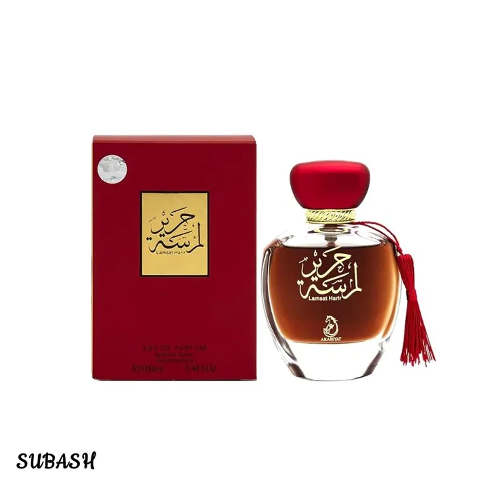 ARABIYAT LAMSAT HARIR PREMIUM LUXURY RED EDITION PERFUME EDP | 100ML (UAE)