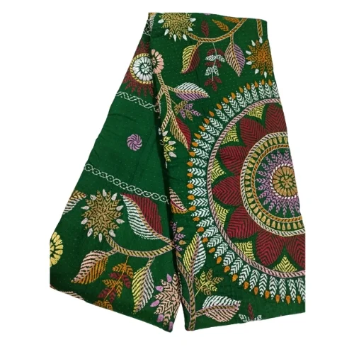 ARONG QUALITY RESHMI SUTAY KAJ KORA JAMALPURER OITIJJOBAHI NOKSHI KANTHA | GREEN