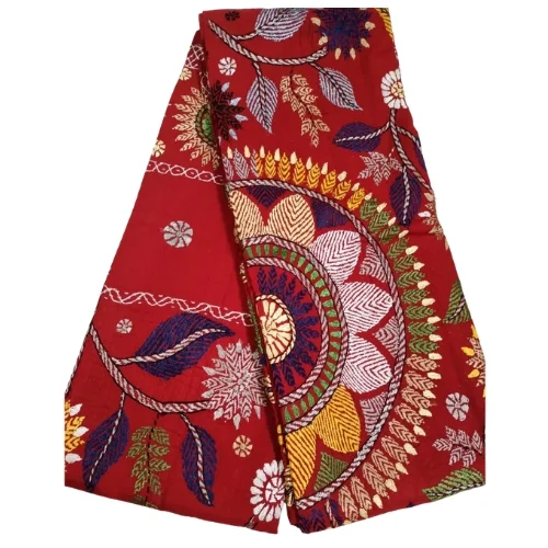 ARONG QUALITY RESHMI SUTAY KAJ KORA JAMALPURER OITIJJOBAHI NOKSHI KANTHA | RED