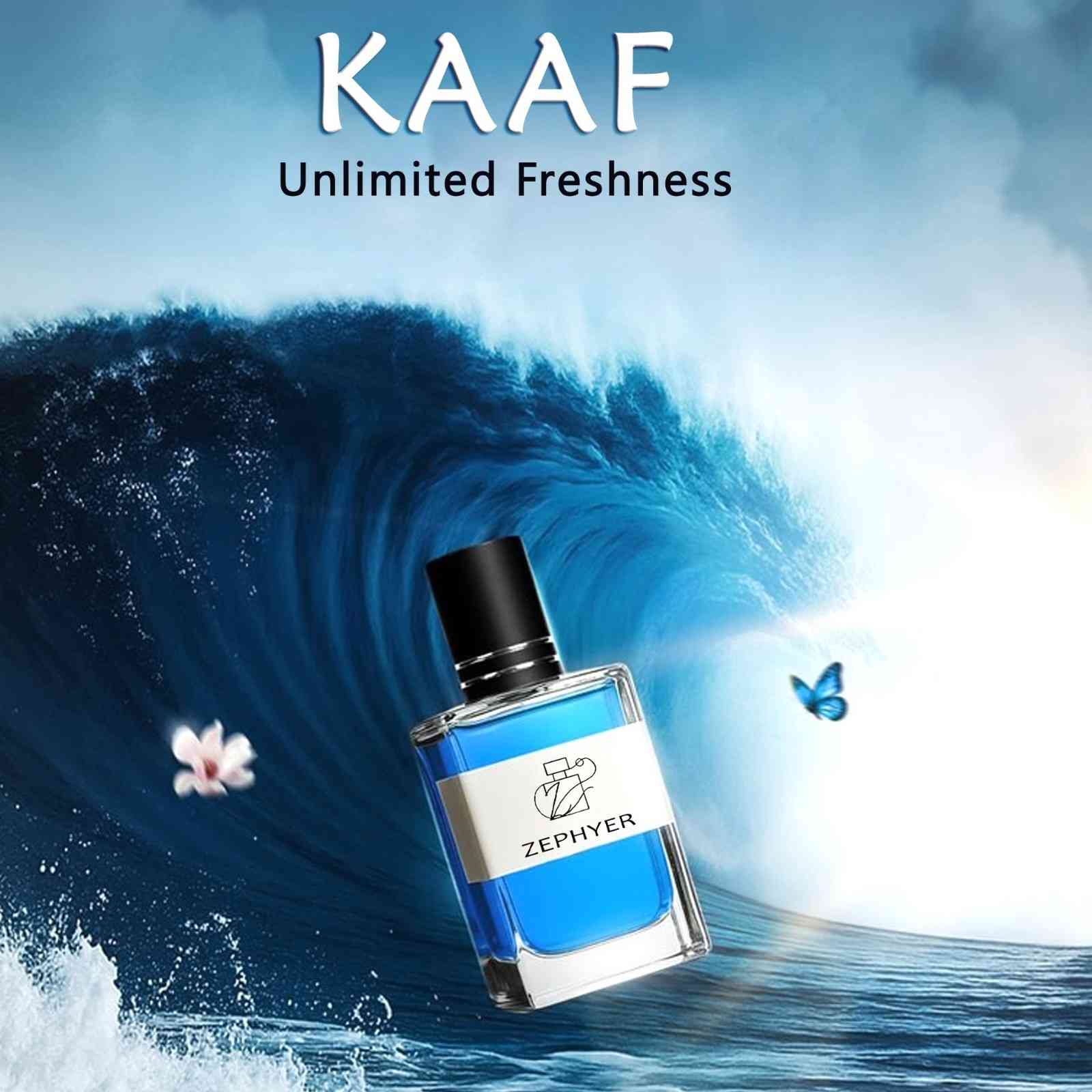 KAAF THE ESSENCE OF OCEAN FRESHNESS AND SERENE CALM IN EVERY DROP PERFUME OIL ATTAR