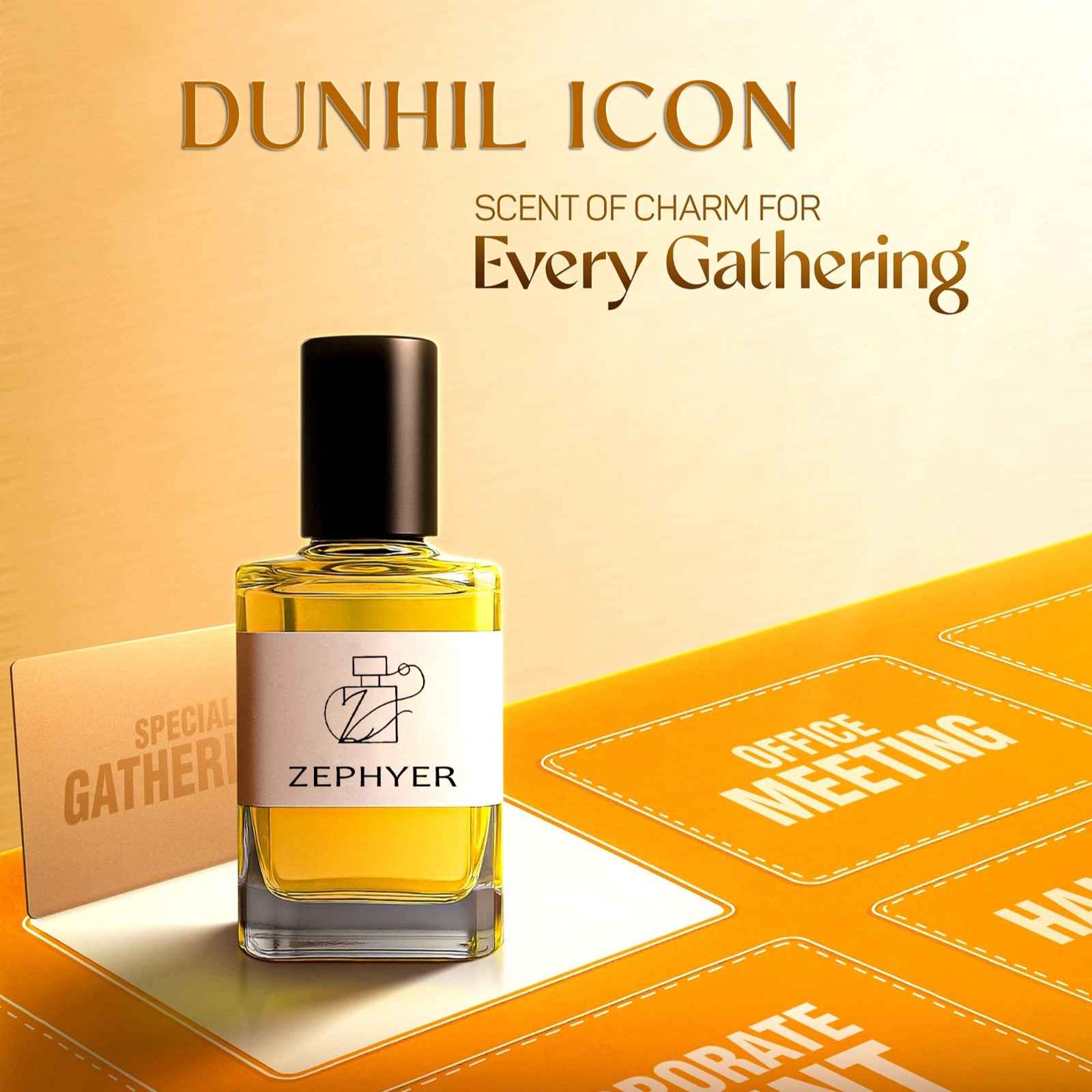 DUNHILL ICON A MASTERPIECE OF WOODY AND SMOKY AROMAS FOR THE MODERN MAN ATTAR