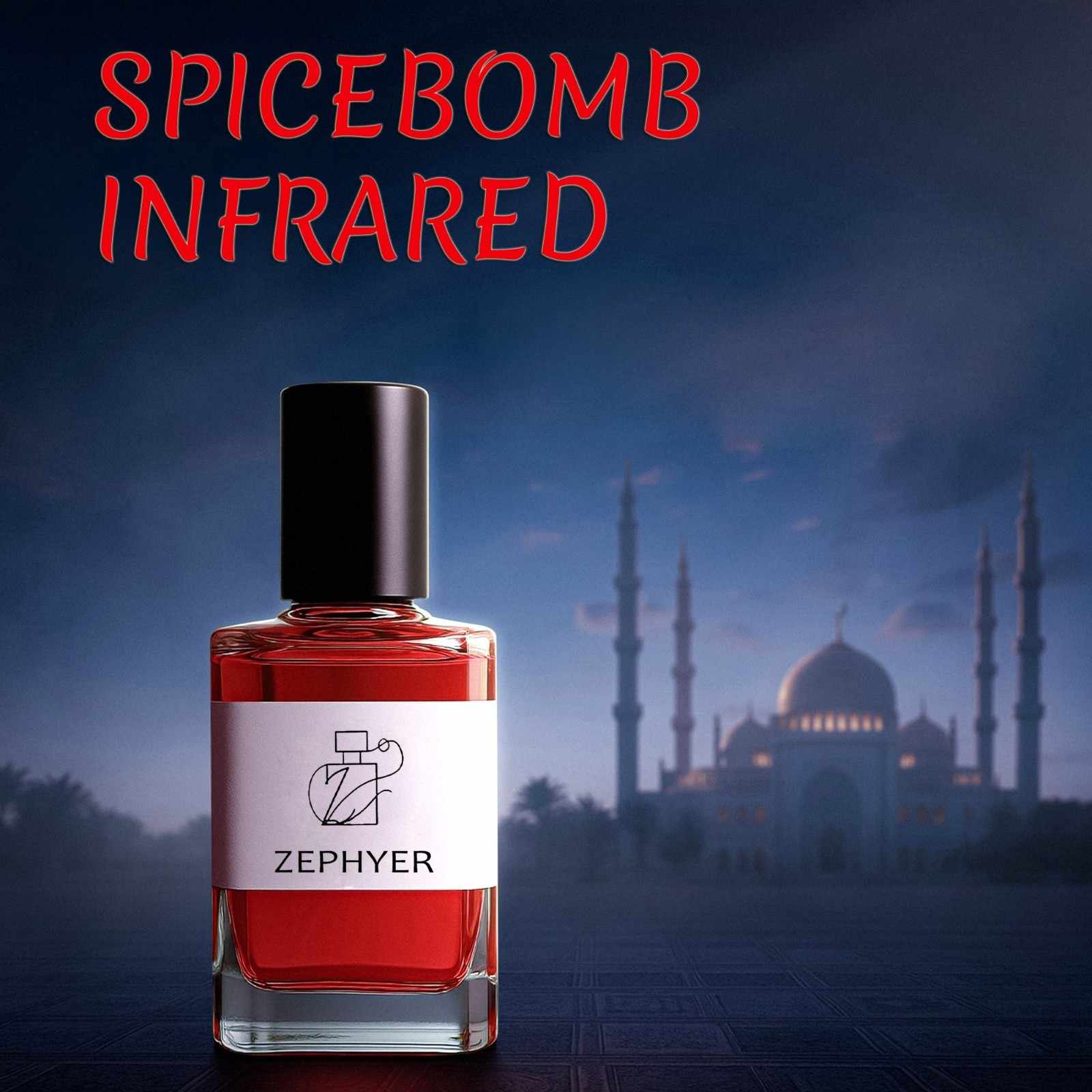 SPICEBOMB INFRARED - WARM SPICY AMBER LEATHER PERFUME ATTAR