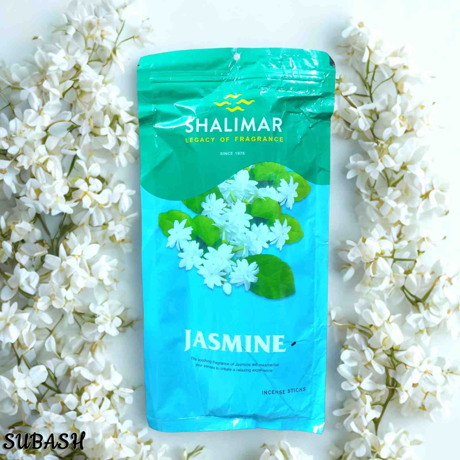 SHALIMAR JASMINE INCENSE STICKS FRAGRANCE AGARBATTI | 150G (INDIA)
