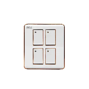 AKIJ DELIGHT 4 GANG 1 WAY SWITCH