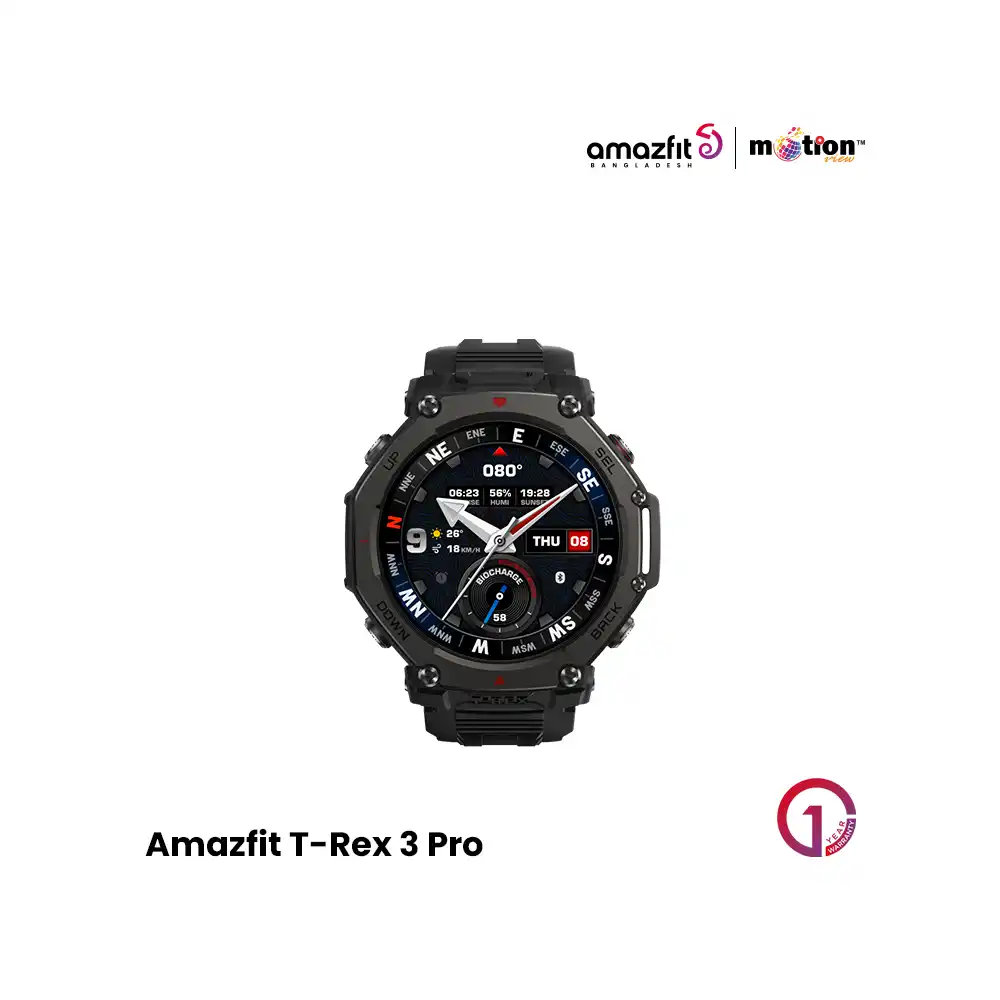 AMAZFIT T-REX 3 PRO 1.5" AMOLED DISPLAY SMARTWATCH