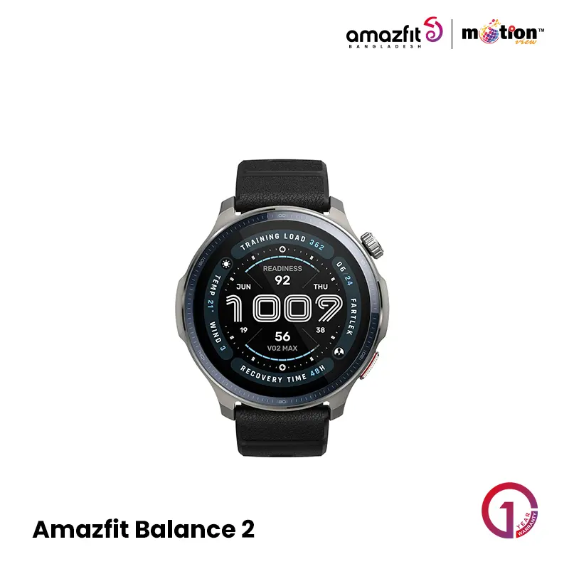 AMAZFIT BALANCE 2 AMOLED 1.5" SMART WATCH | BLACK