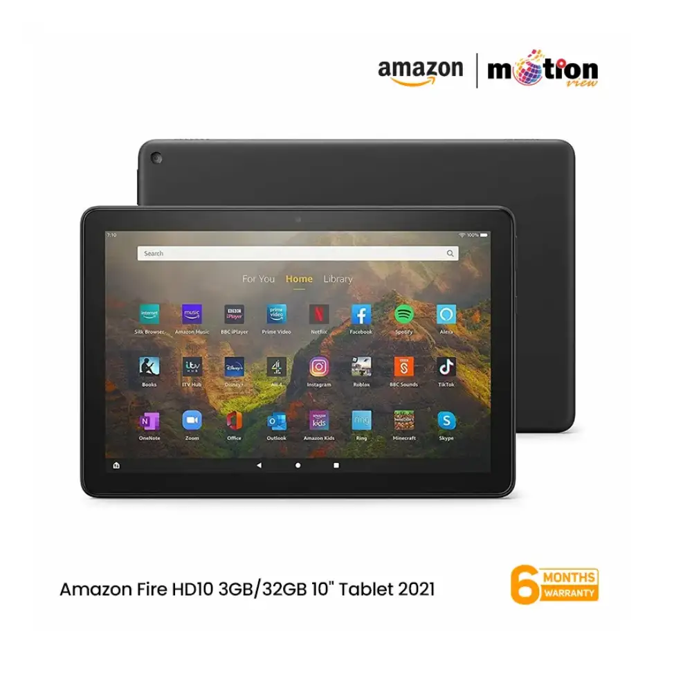 AMAZON FIRE HD10 3GB/32GB 10" TABLET 2021 | BLACK