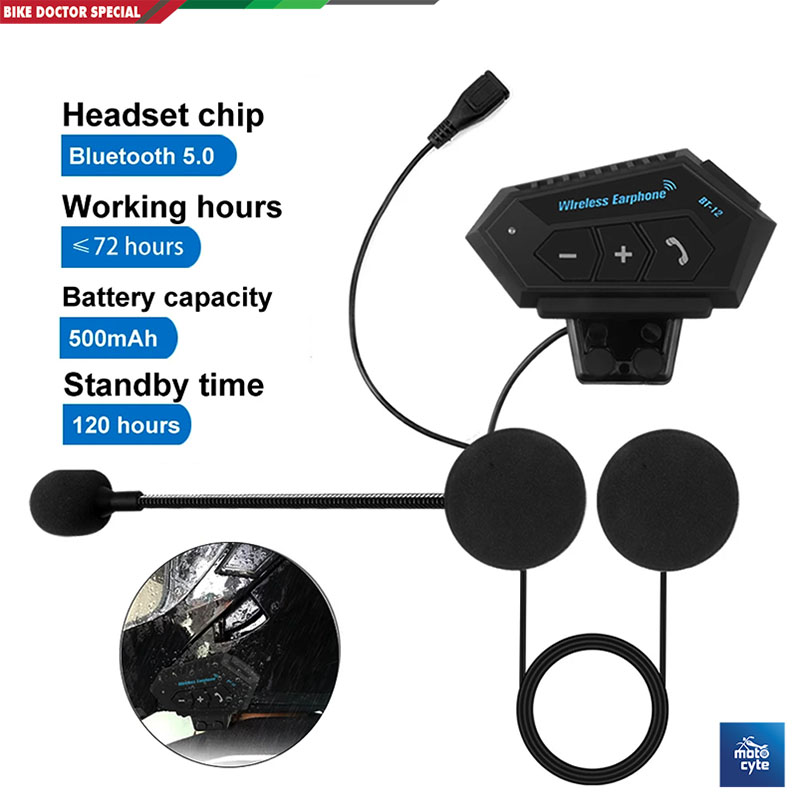 MOTORCYCLE HELMET COMMUNICATOR EARPHONE | BT12