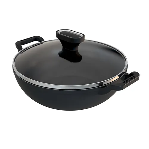 WALTON CAST IRON KADAL 24 CM WITH GLASS LID | WCW-CIKG2400-24 CM