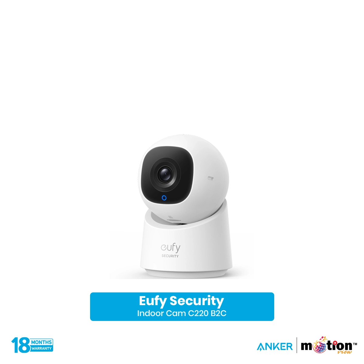 EUFY 360° SECURITY INDOOR CAM (C220) 2K | WHITE