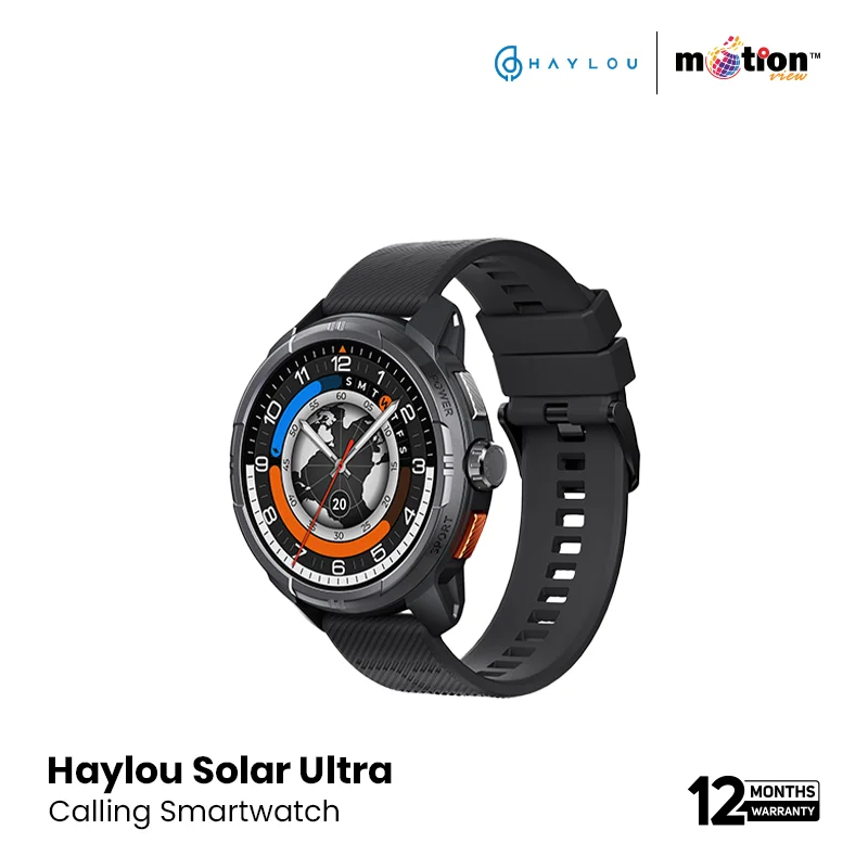 HAYLOU SOLAR ULTRA 1.6" DISPLAY & GPS WITH BT CALLING SMART WATCH