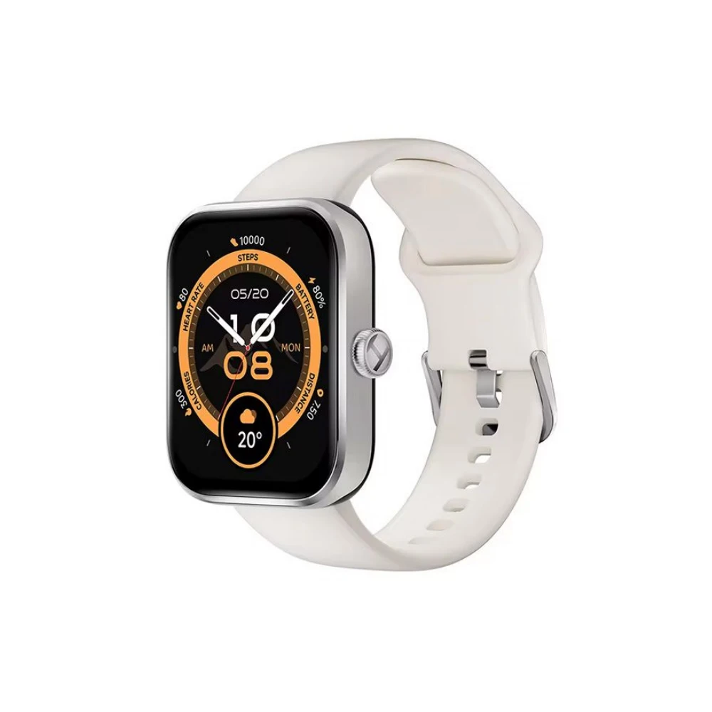 HAYLOU WATCH 4 1.93" TFT HD DISPLAY & GPS WITH BT CALLING SMART WATCH | SILVER