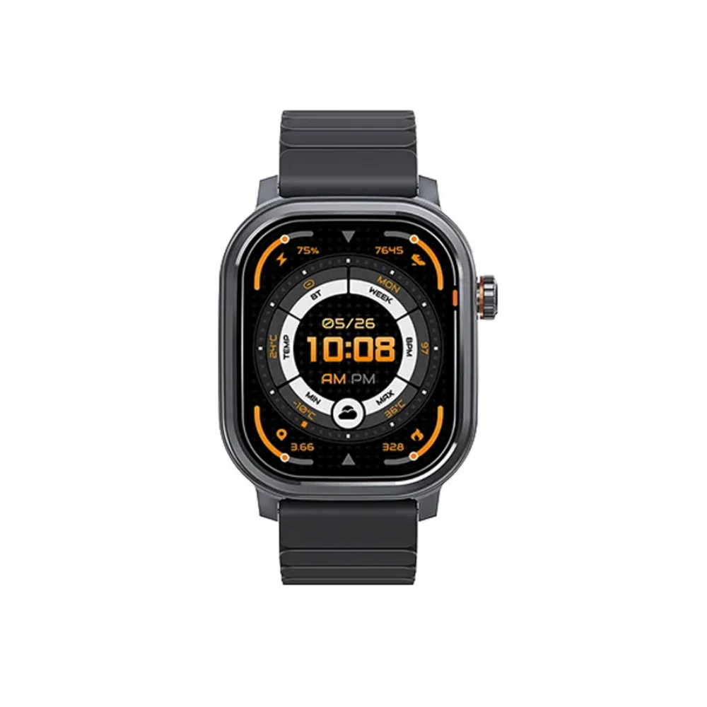 KOSPET PULSE 1.96" AMOLED WITH IP68 BT CALLING SMART WATCH | GRAPHITE GREY