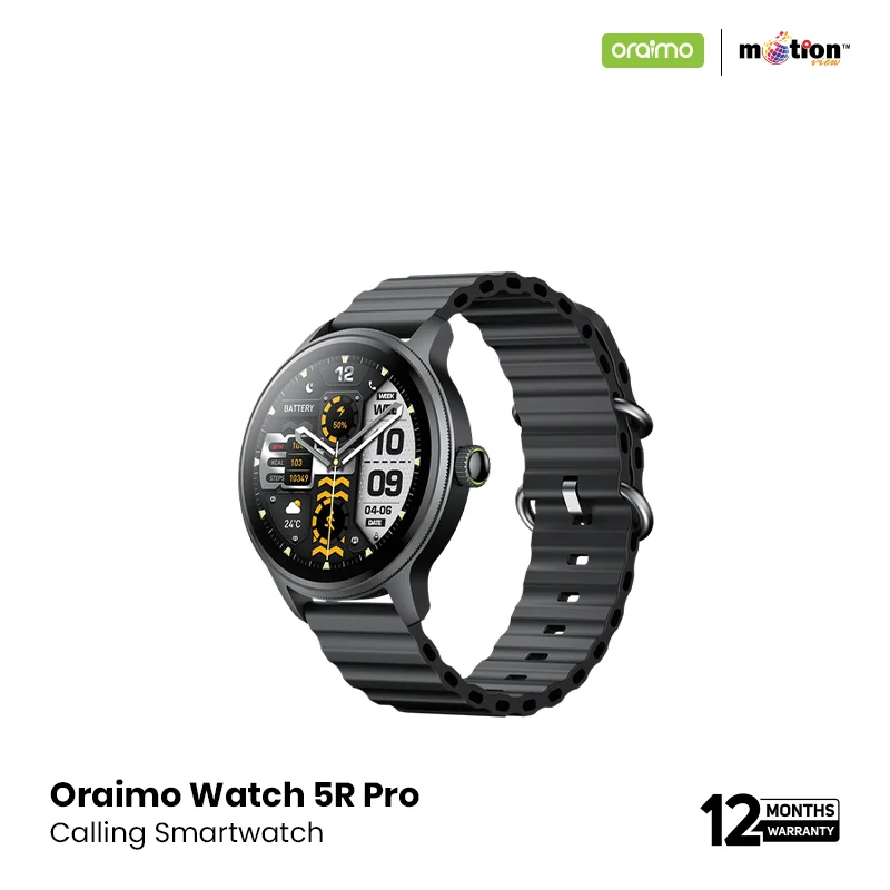 ORAIMO BLUETOOTH CALLING SMART WATCH (OSW-830) | BLACK