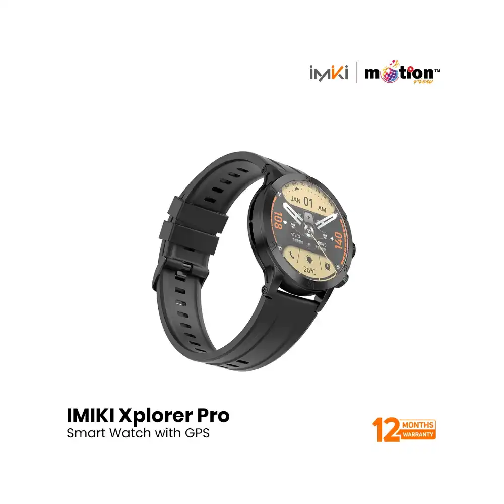IMIKI XPLORER PRO 1.6" AMOLED ALWAYS ON DISPLAY WITH GPS SMART WATCH