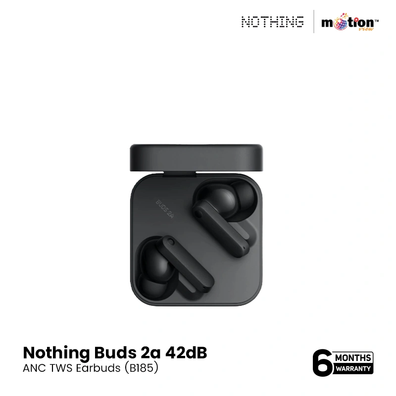 NOTHING BUDS 2A 42DB ANC TWS EARBUDS (B185) | DARK GREY