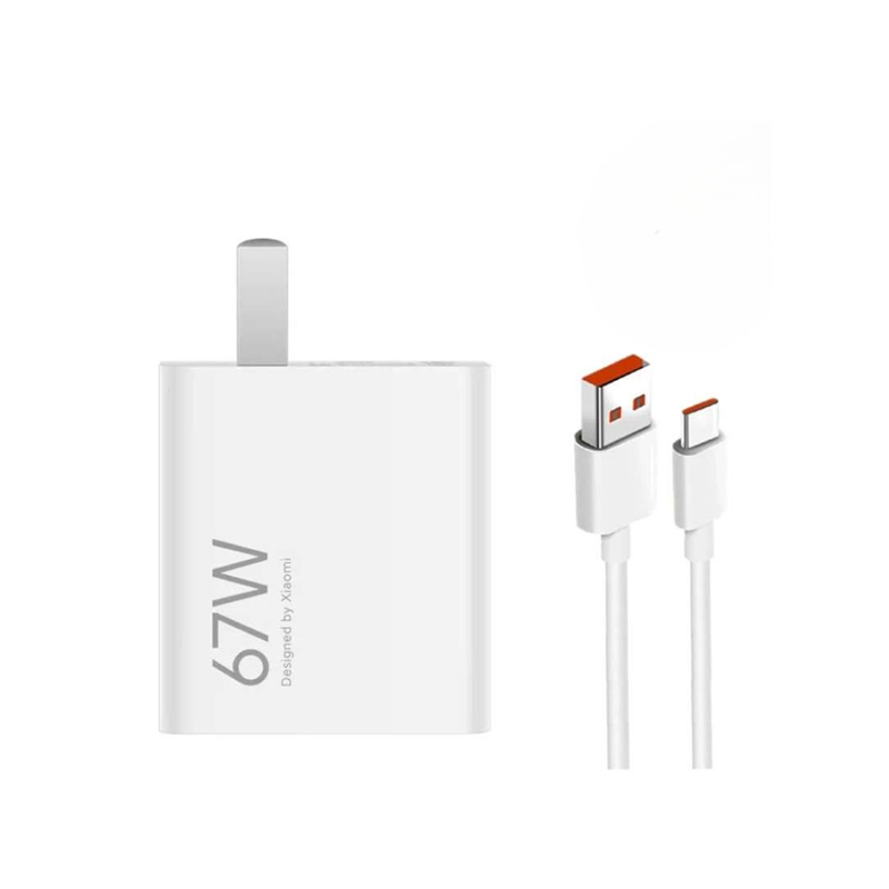 XIAOMI 67W USB CHARGER & CABLE C (CN) | WHITE