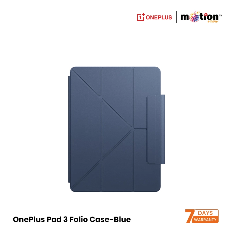 ONEPLUS PAD 3 FULL PROTECTION FOLIO CASE BLUE