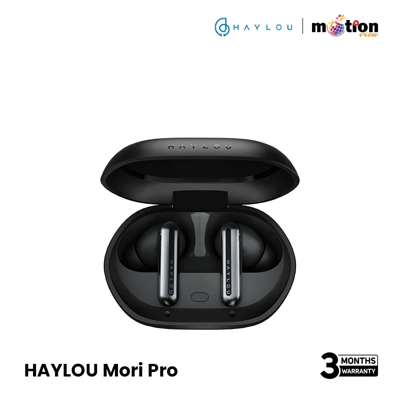 HAYLOU MORI PLUS 42DB HYBRID ANC TRUE WIRELESS EARBUDS | BLACK