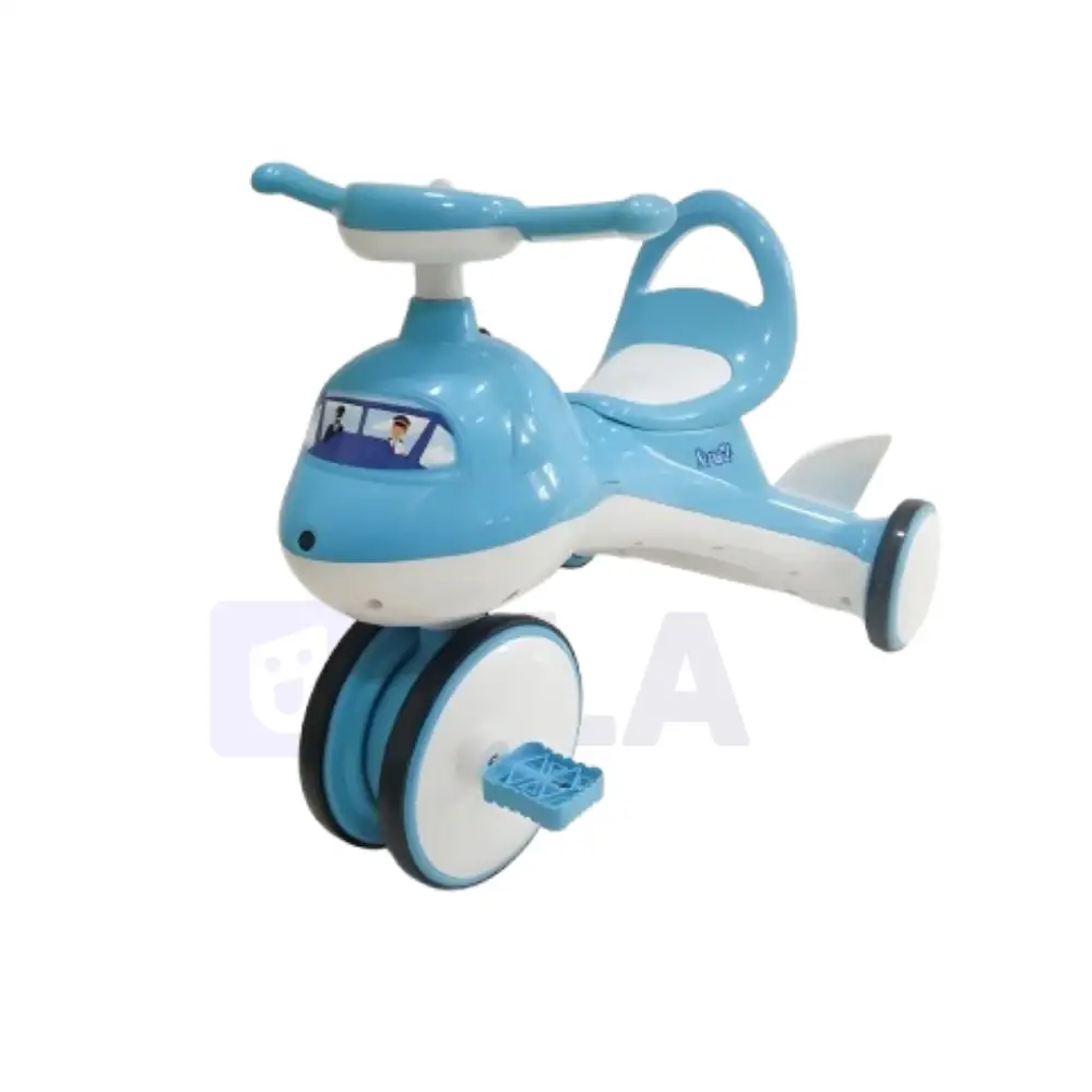 AKIJ PILOT TRI-CYCLE | WHITE & BLUE