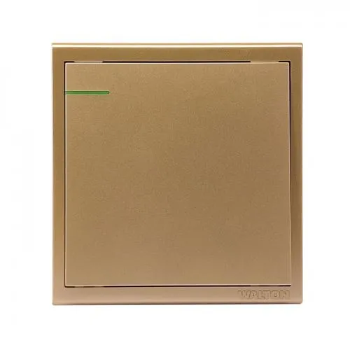 WALTON TRUST GOLDEN SERIES 1 GANG 1 WAY | WT1GS1G (GOLD)