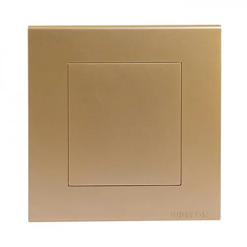 WALTON TRUST GOLDEN SERIES BLANK PLATE | WTBPG (GOLD)