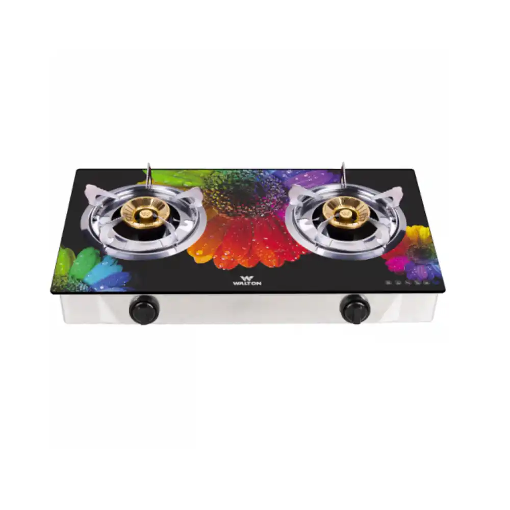 WALTON GLASS TOP DOUBLE BURNER GAS STOVE | WGS-ZENGLAME