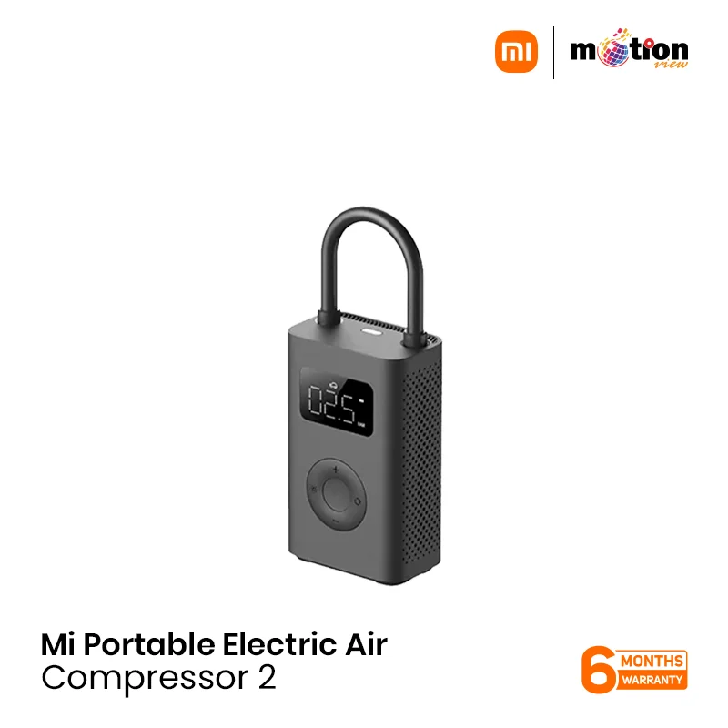 XIAOMI PORTABLE ELECTRIC AIR COMPRESSOR 2 | BLACK