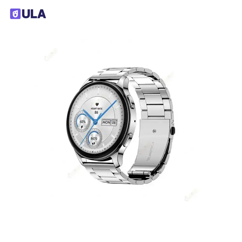 AMAZFIT POP 3R CALLING 1.43" SMARTWATCH (METALLIC STRAP) | SILVER