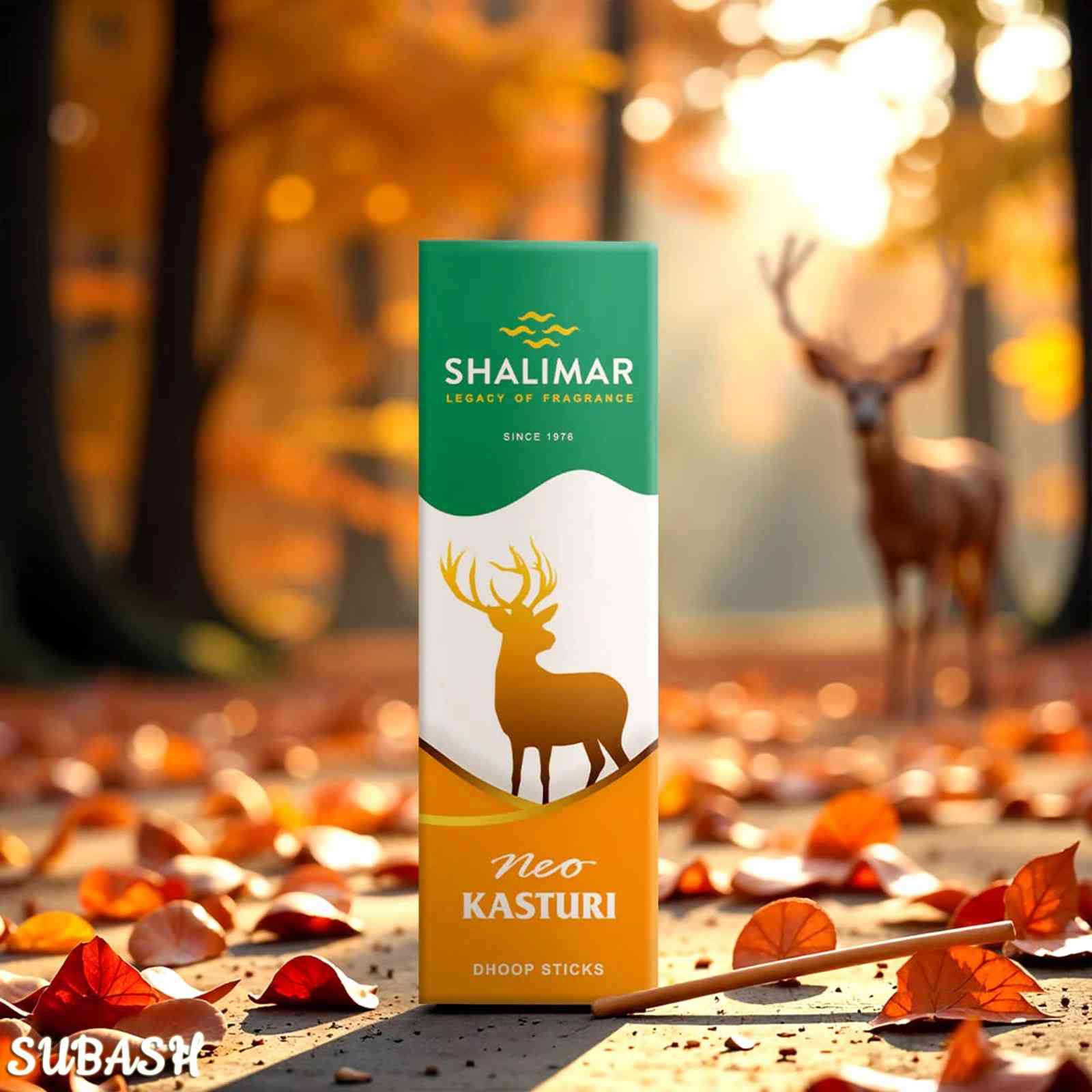 KASTURI PREMIUM DHOOP STICKS SHALIMAR NEO COLLECTION | 1 PCS (INDIA)