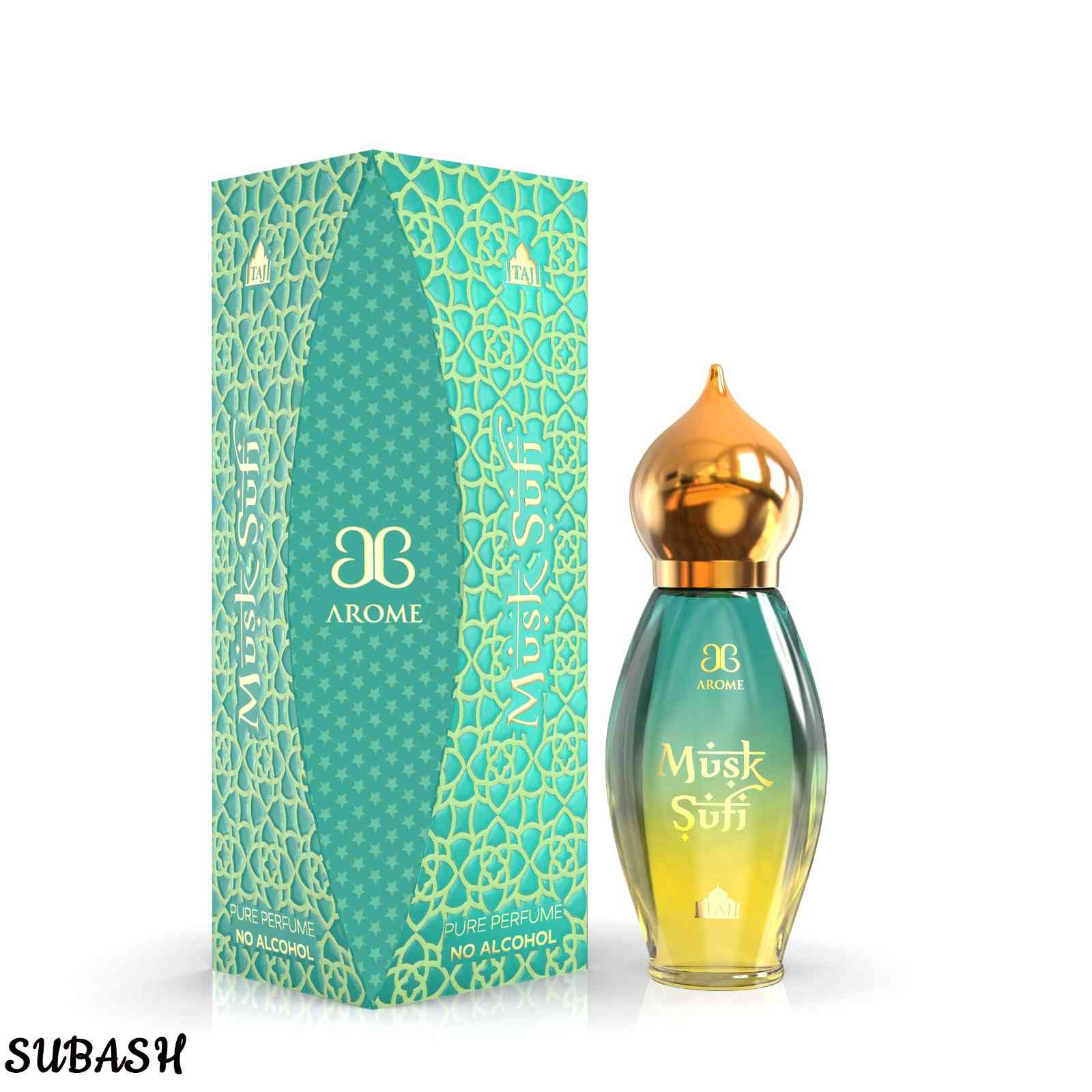 MUSK SUFI PREMIUM ROYAL PERFUME ATTAR | 9ML (INDIA)