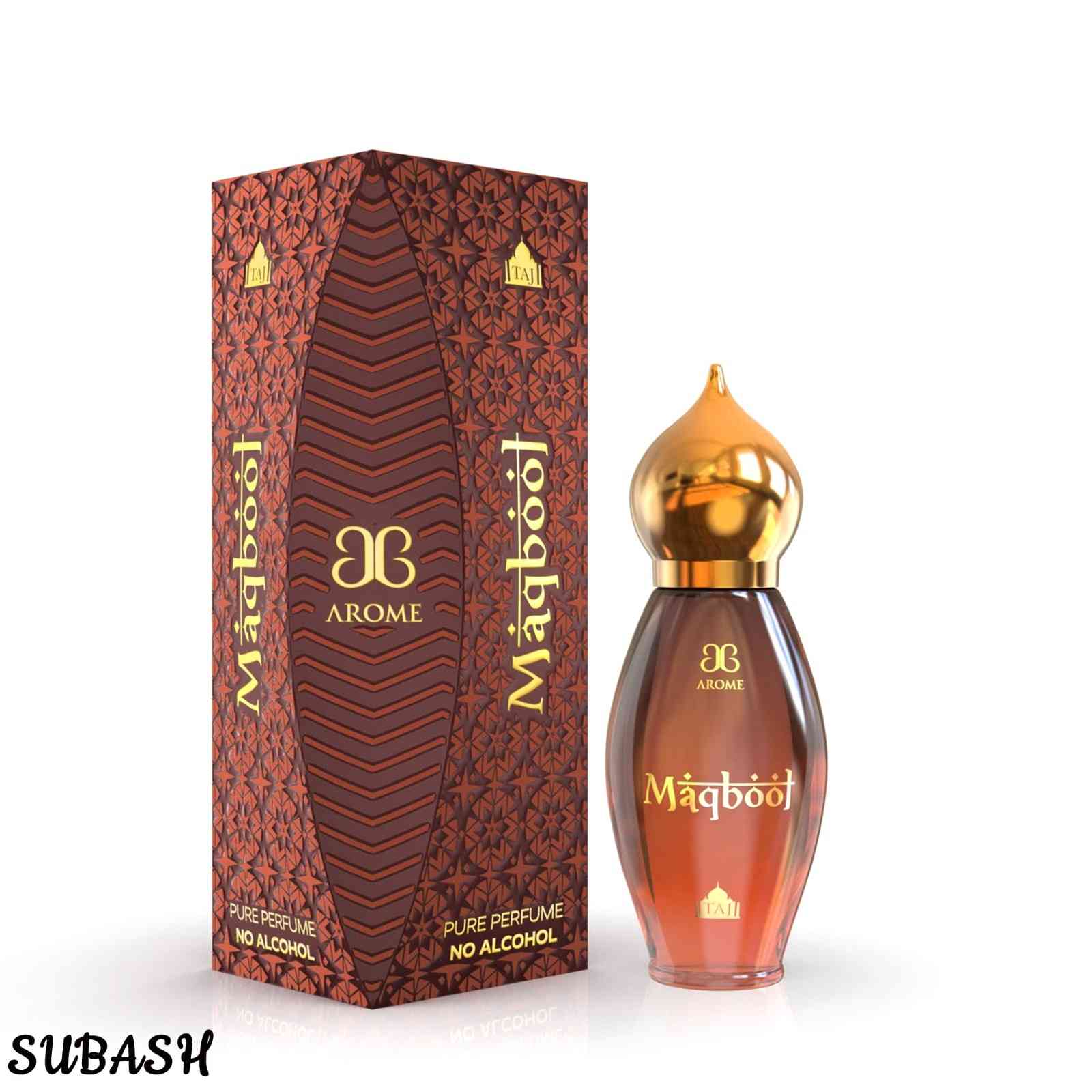 MAQBOOL LUXURIOUS PREMIUM ROYAL PERFUME ATTAR | 9ML (INDIA)