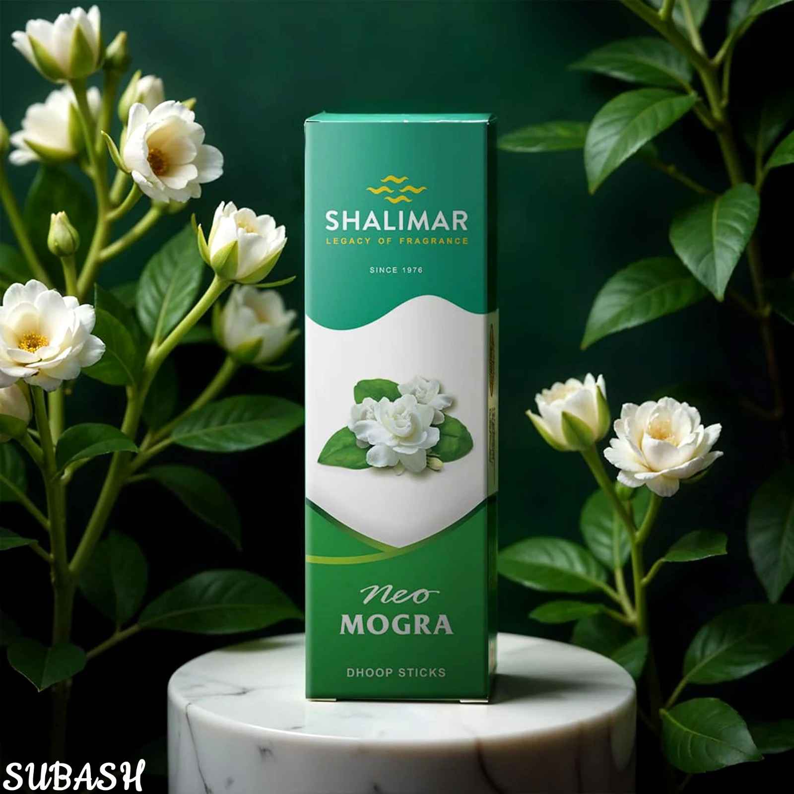 JASMINE PREMIUM DHOOP STICKS SHALIMAR NEO COLLECTION | 1 PCS (INDIA)