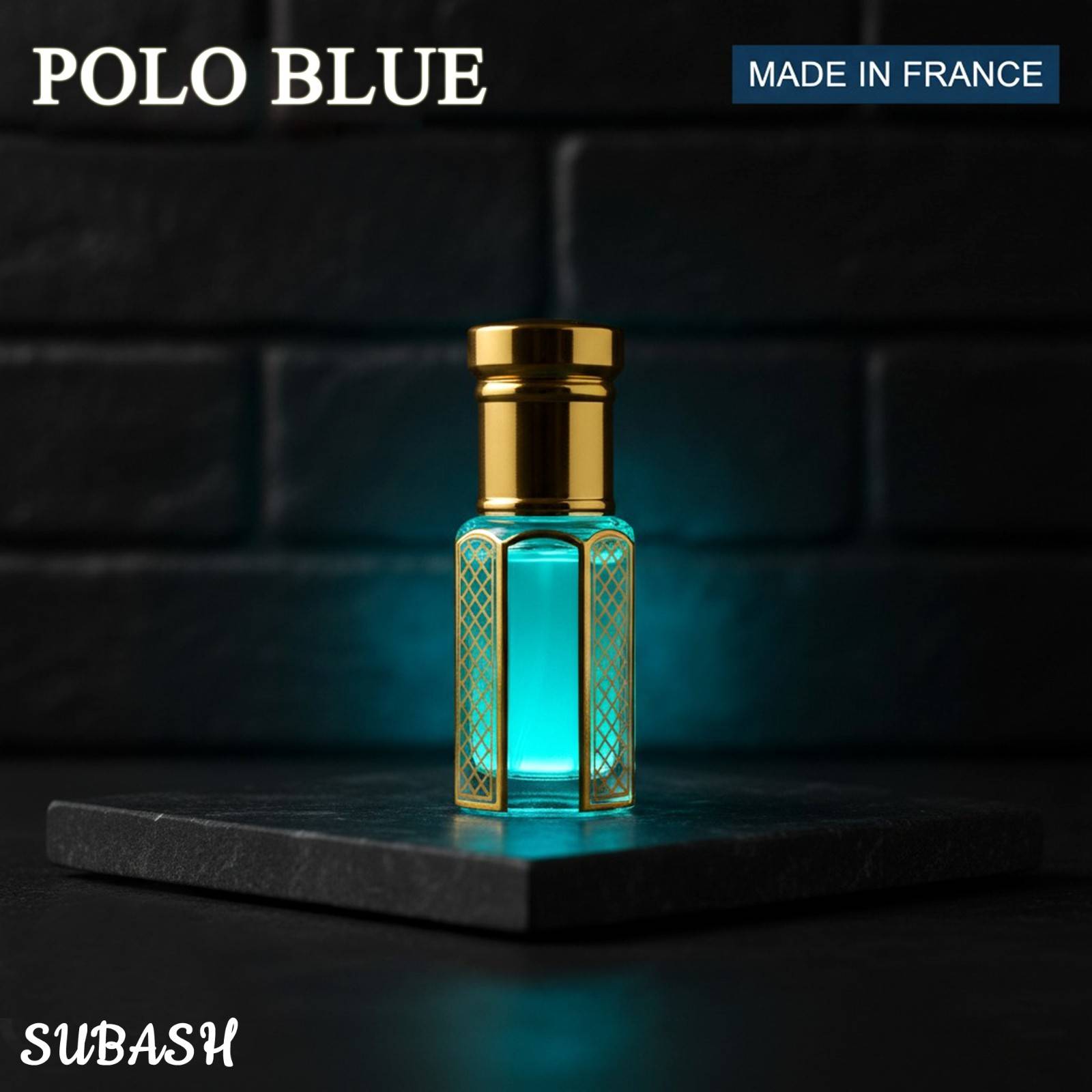 POLO BLUE ATTARDIVE INTO A WORLD OF FRESHNESS AND OCEANIC SERENITY EXCLUSIVE PREMIUM ATTAR FOR MEN