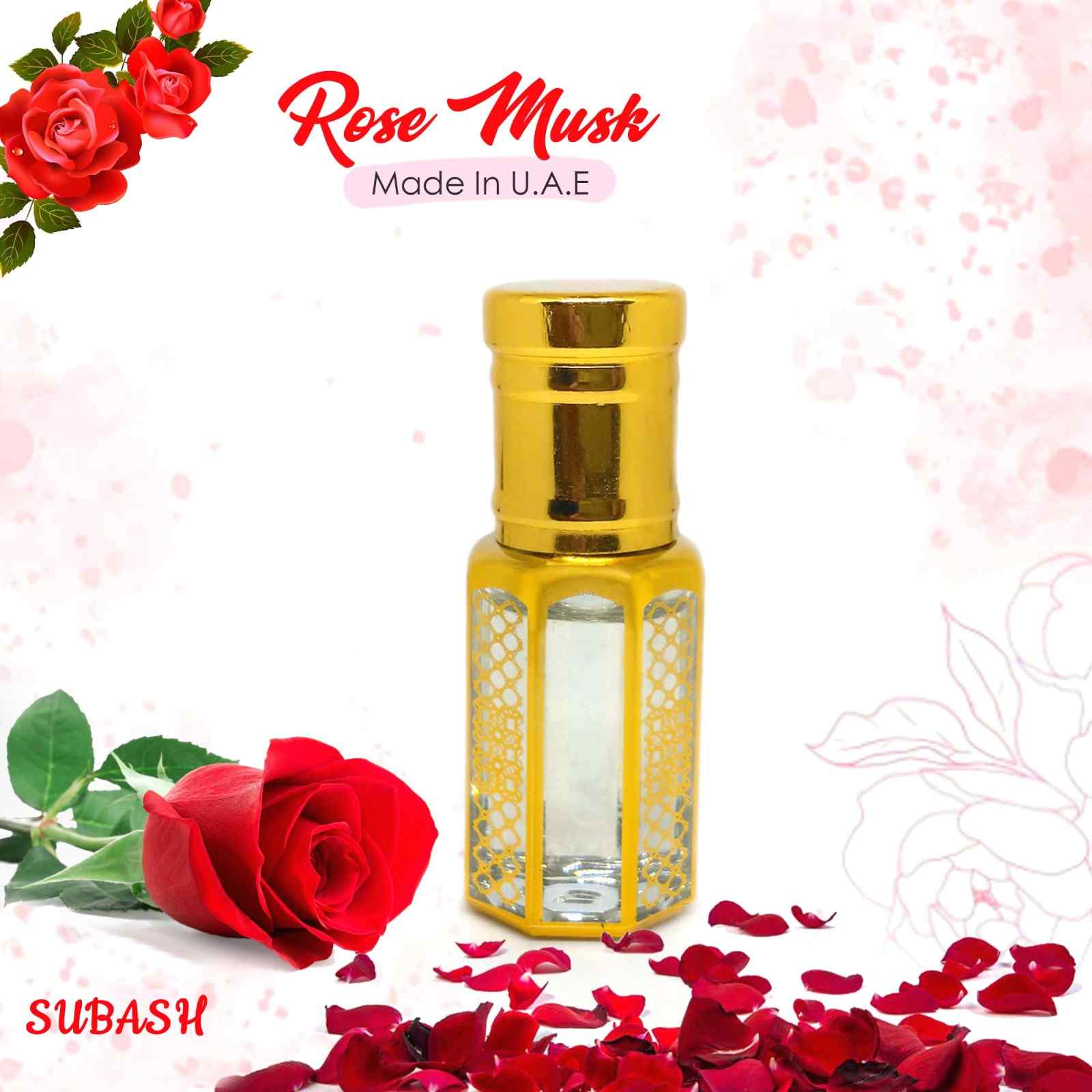 ROSE MUSK (U.A.E) EXCLUSIVE PREMIUM ATTAR