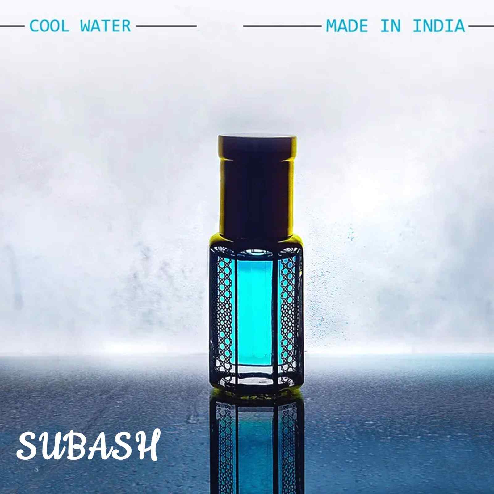 COOL WATER - MADE IN INDIA - LONG LASTING GOOD FRAGRANCE ATTAR FOR MEN AND WOMEN