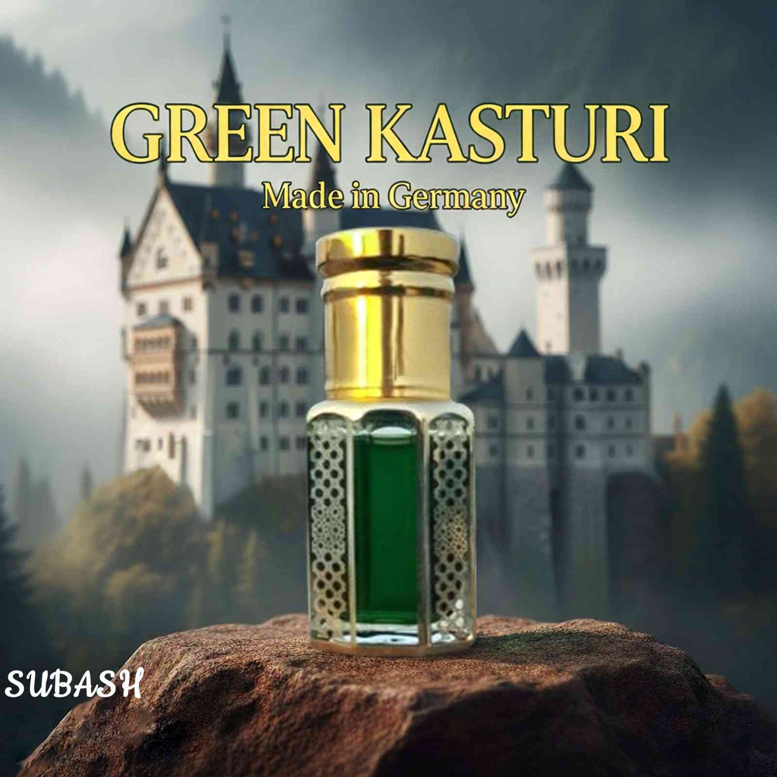 GREEN KOSTURI PREMIUM ATTAR FOR MEN & WOMEN (GARMANY)