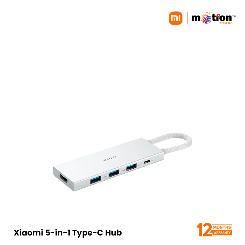 XIAOMI 5-IN-1 TYPE-C HUB | SILVER