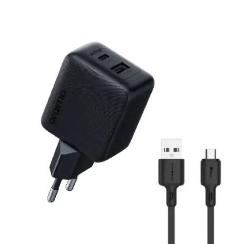 ORAIMO 18W 2PORT FAST CHARGER WITH TYPE-B CABLE | OCW-5183E+M53