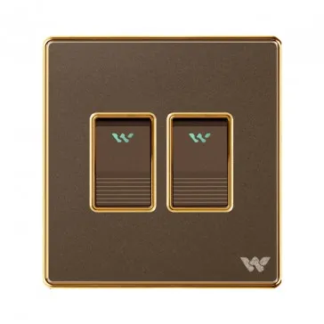 WALTON PREMIO 2 GANG 1 WAY SWITCH